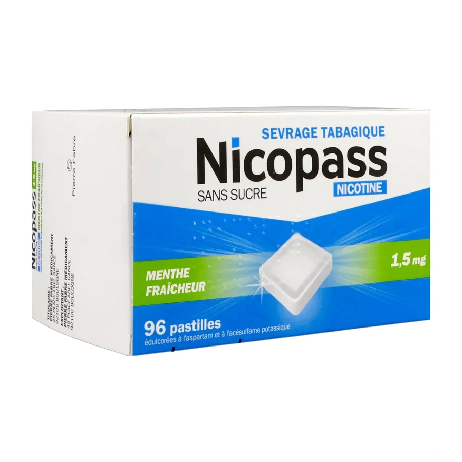Nicopass 1,5mg pastilles