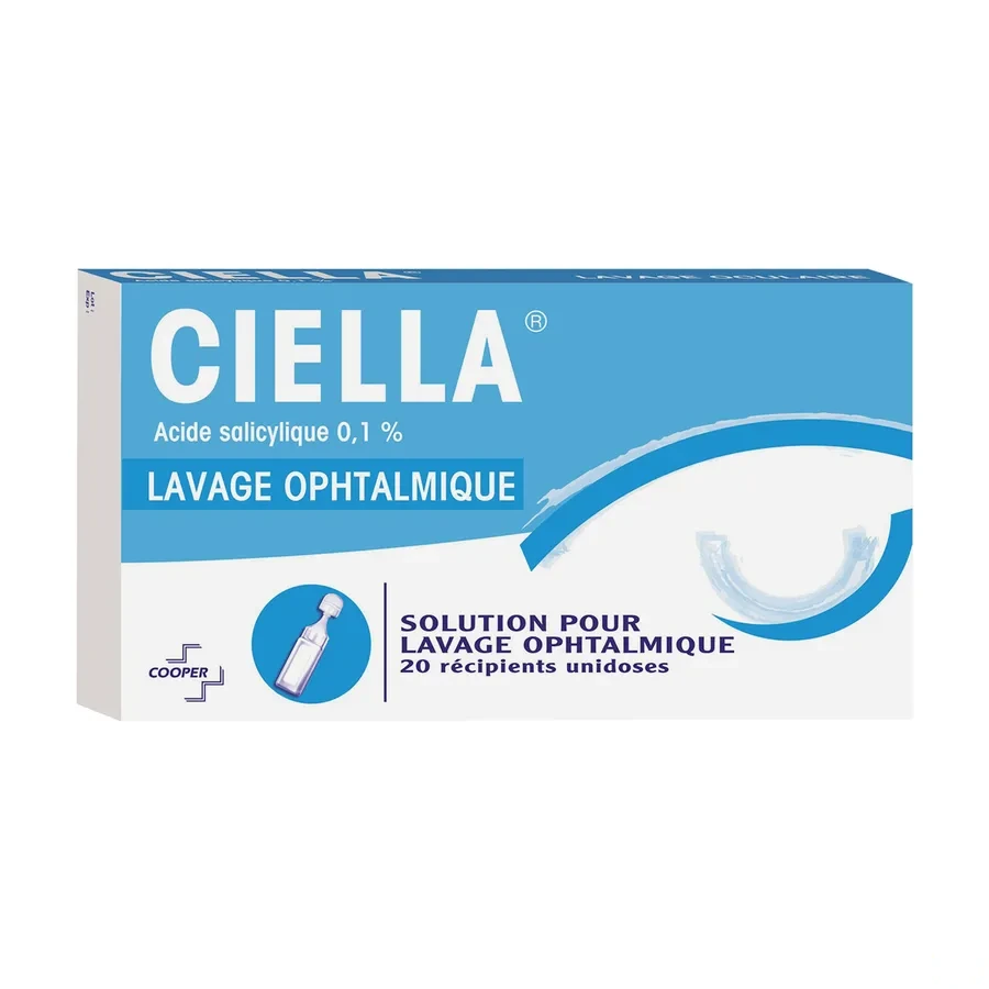 Ciella 0,1% Collyre pour Lavage Ophtalmologique