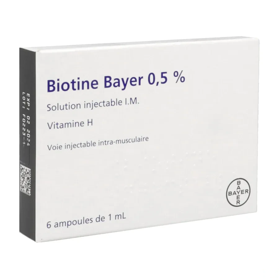 Biotine 0,5% 6 ampoules