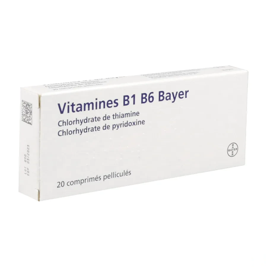 Vitamines B1 B6 Comprimés Bayer