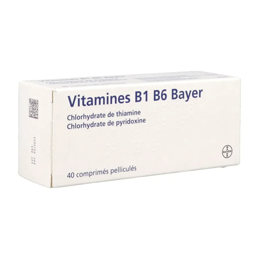 Vitamines B1 B6 Comprimés Bayer