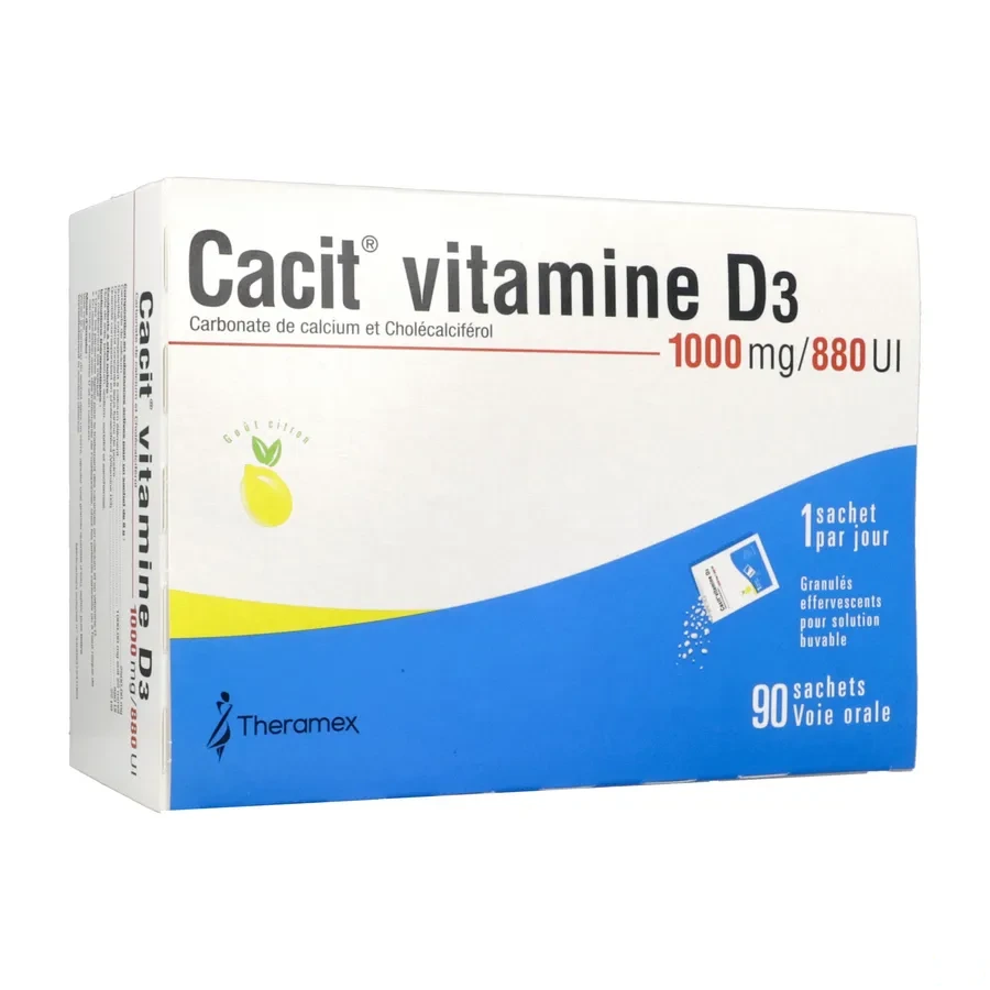 Cacit Vitamine D3 1000mg / 880UI sachets