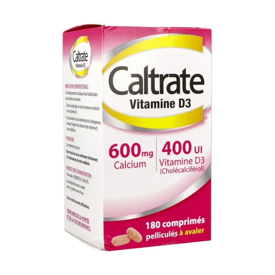 Caltrate Vitamine D3 600mg / 400UI Comprimés