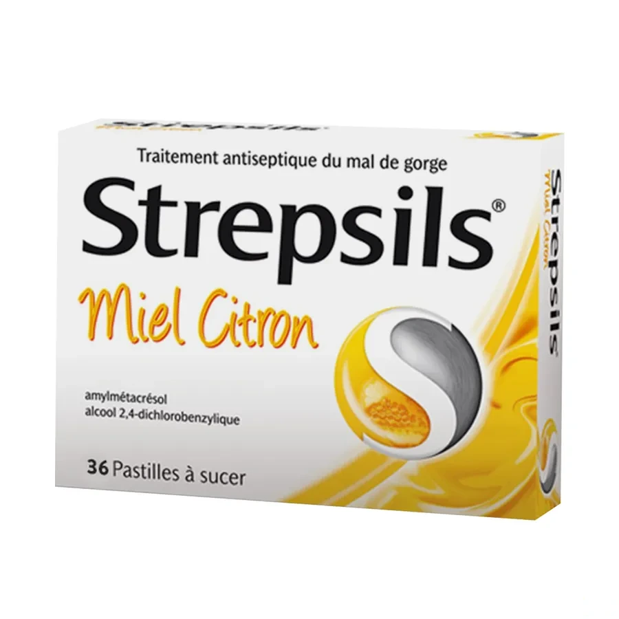 Strepsils pastilles miel citron