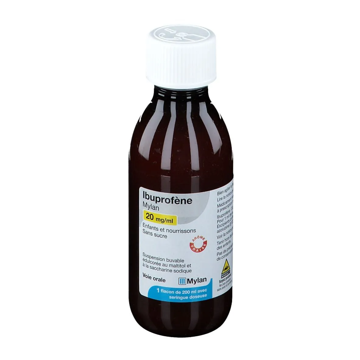 Viatris Ibuprofène 20mg/ml suspension buvable