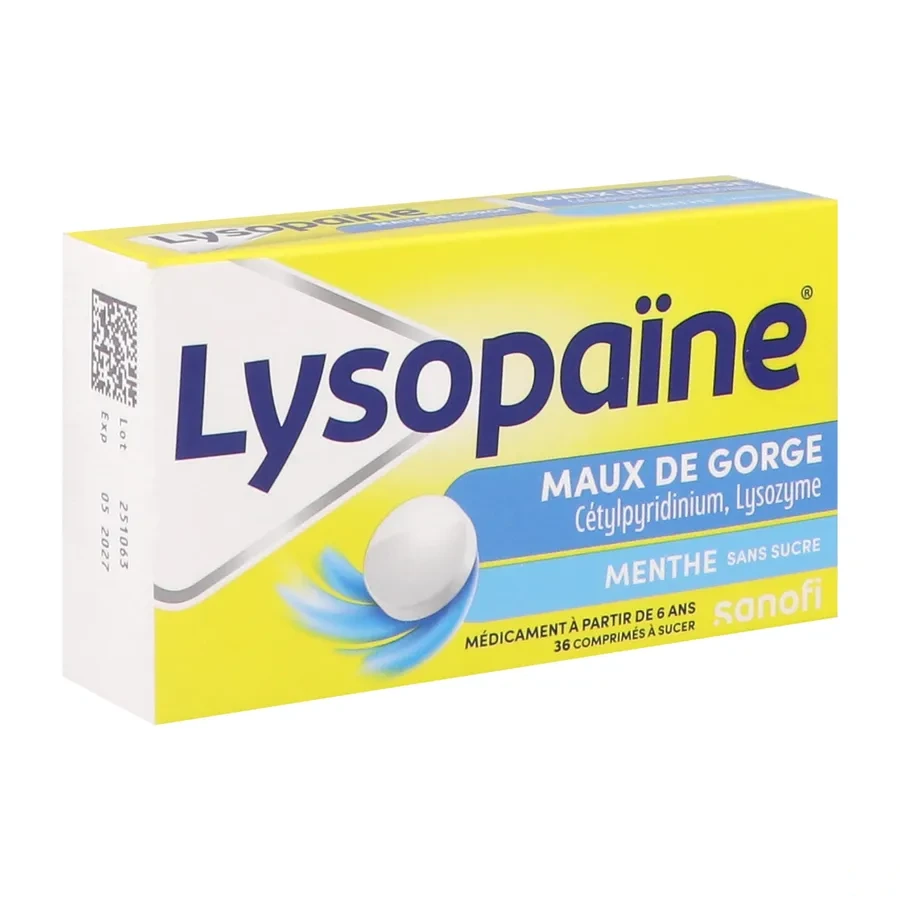 Lysopaïne Maux de Gorge
