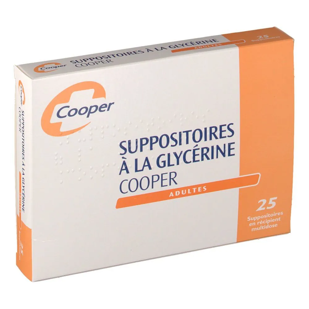 Suppositoires à la Glycerine pour Adultes