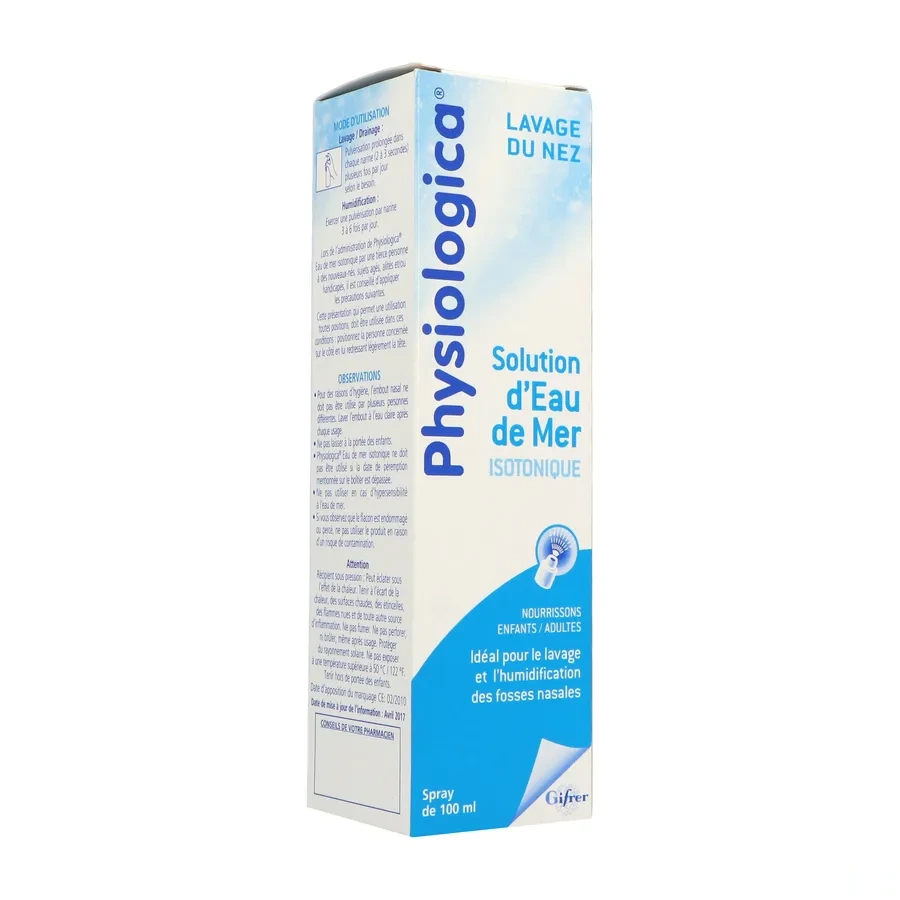 Gifrer Physiologica Solution d'Eau de Mer Isotonique