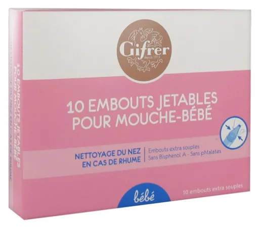 Gifrer Embouts jetables pour mouche bébé Physiologica