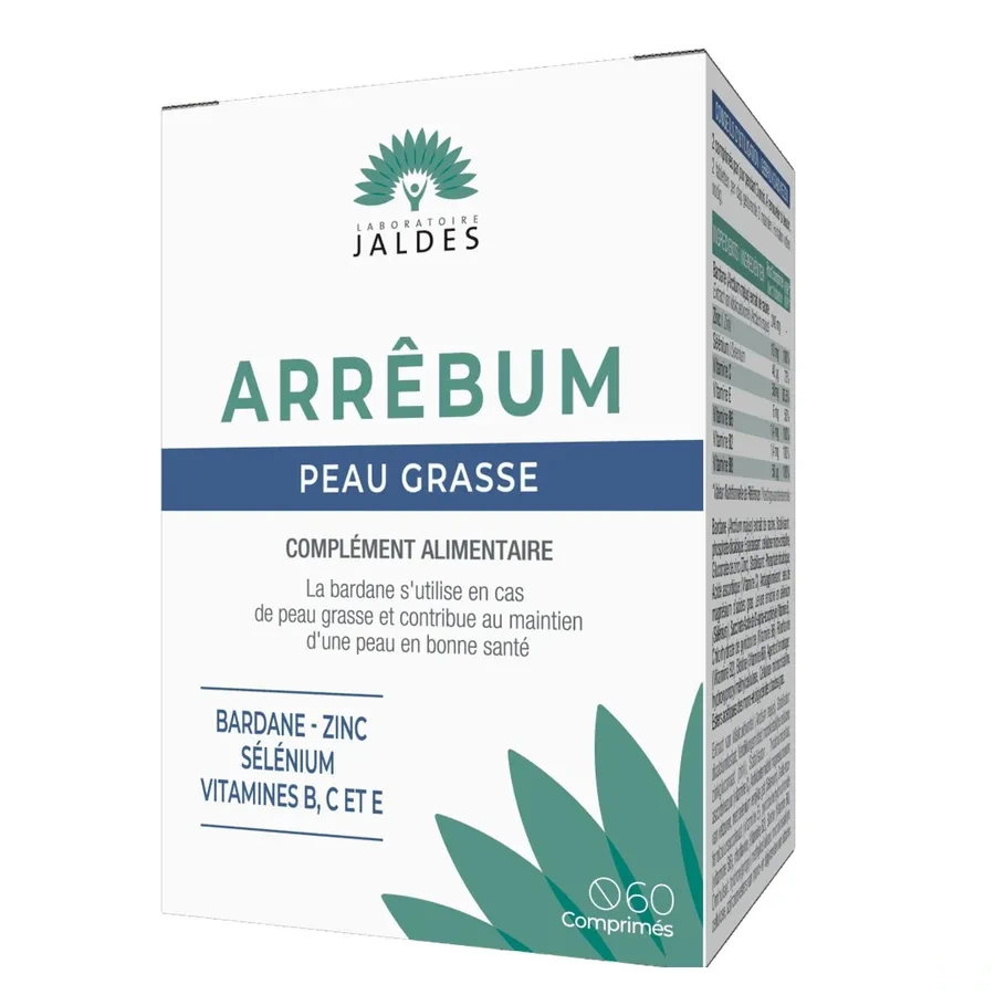 Arrêbum Peau Grasse Comprimés