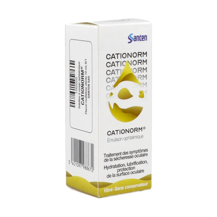 Cationorm émulsion opthalmique Sécheresse Oculaire