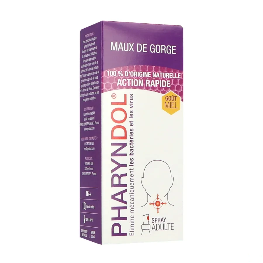 Pharyndol Spray Buccal Maux de Gorge