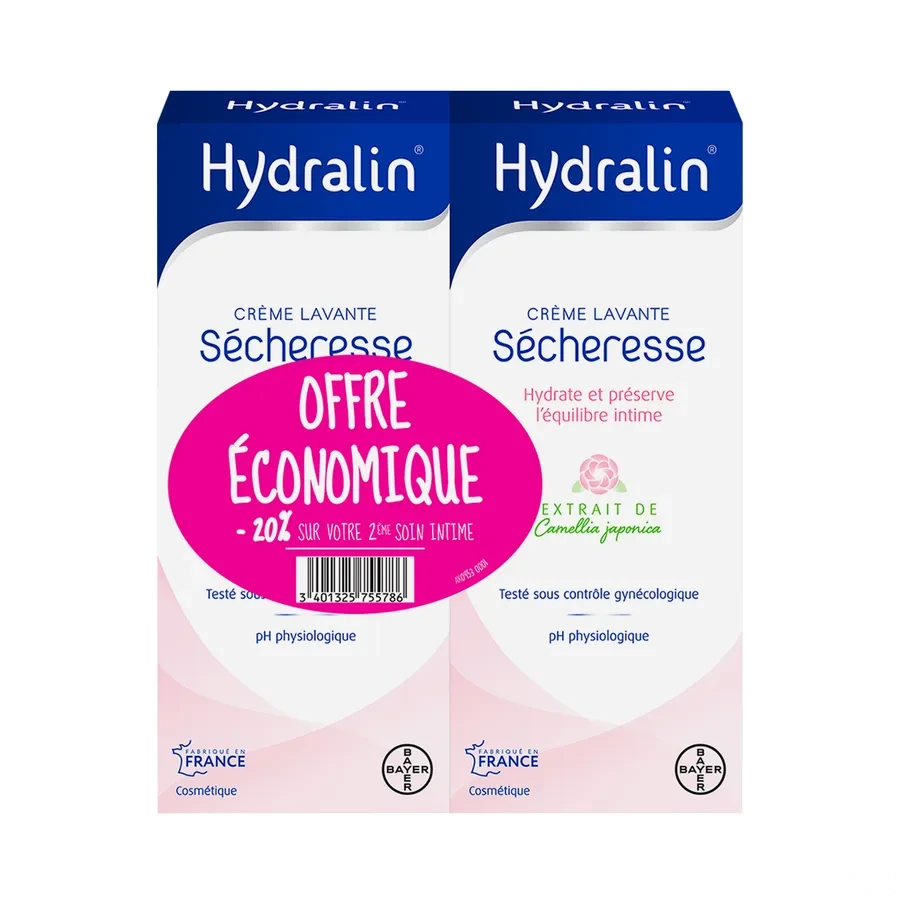 Hydralin Sécheresse Crème Lavante