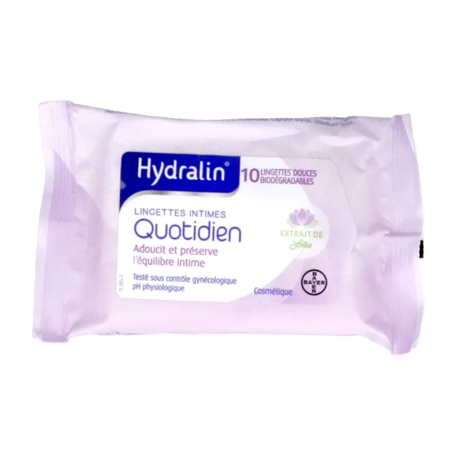 Hydralin Quotidien Lingettes Intimes