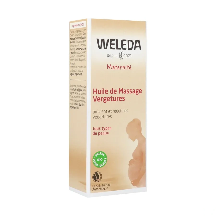 Weleda Maternité Huile de Massage Vergetures Bio
