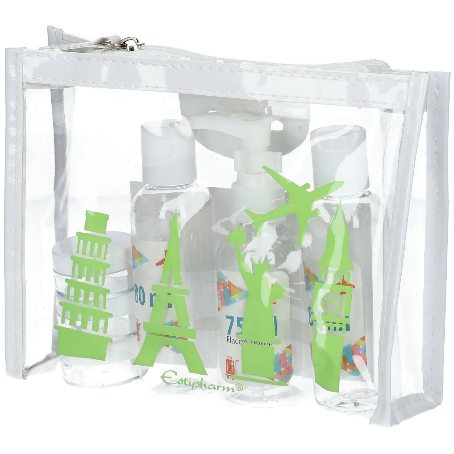 Estipharm Kit Flacons de Voyage