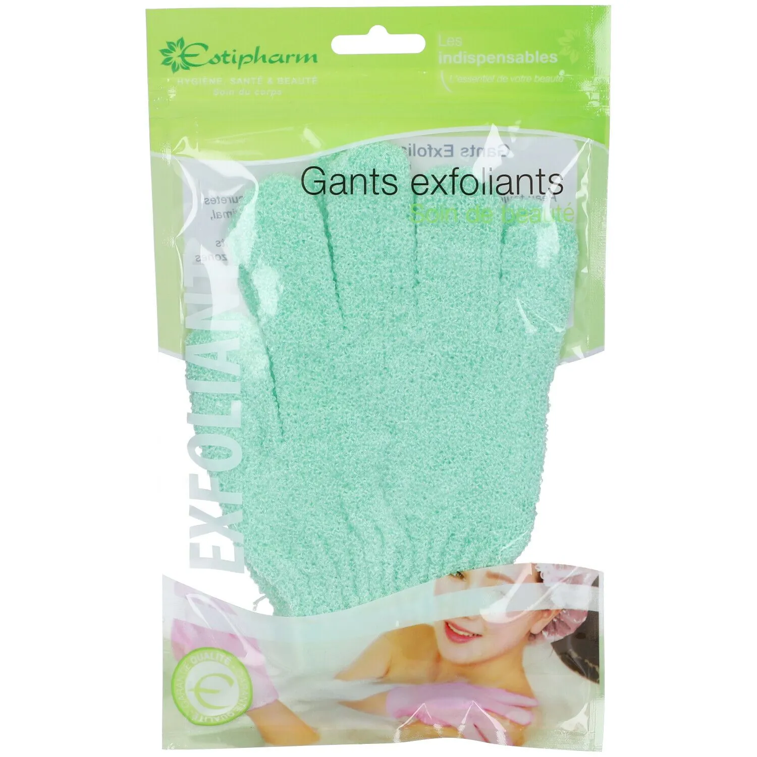Estipharm Gants Soin de beauté Exfoliants