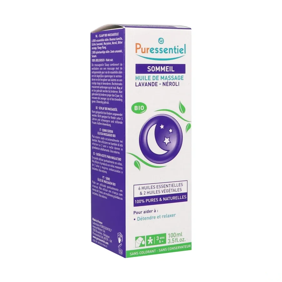 Puressentiel Huile de massage détente Bio