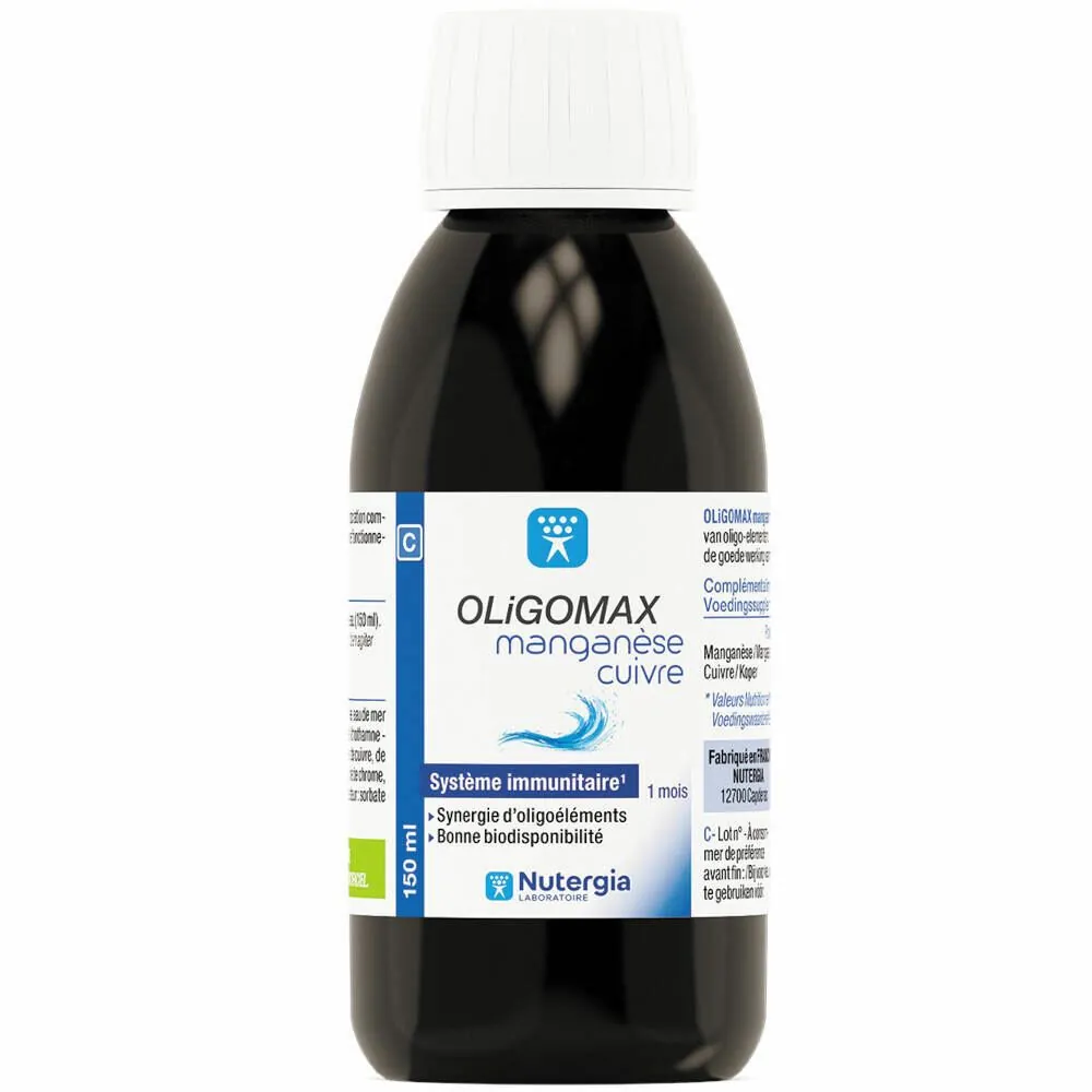 Nutergia Oligomax Manganèse Cuivre