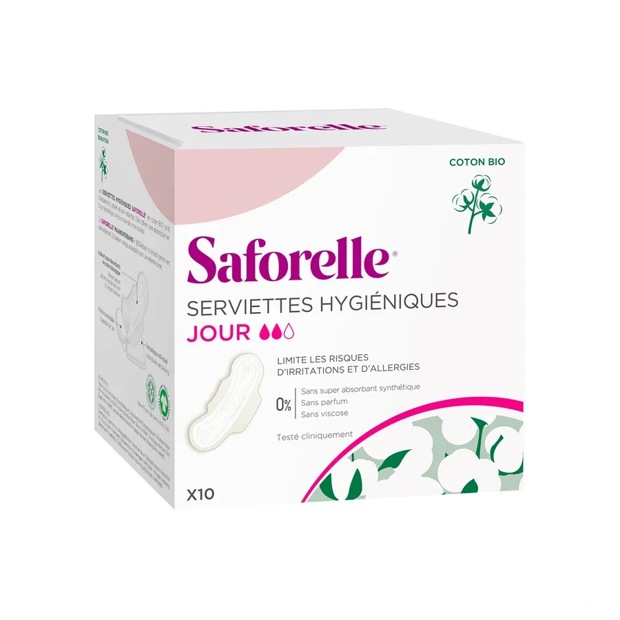 Saforelle Serviettes Hygiéniques Jour