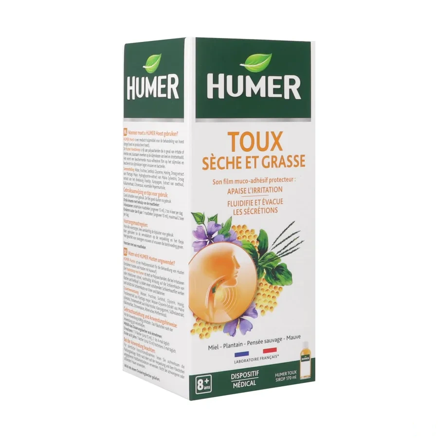 Humer Toux Sèche et Grasse Sirop
