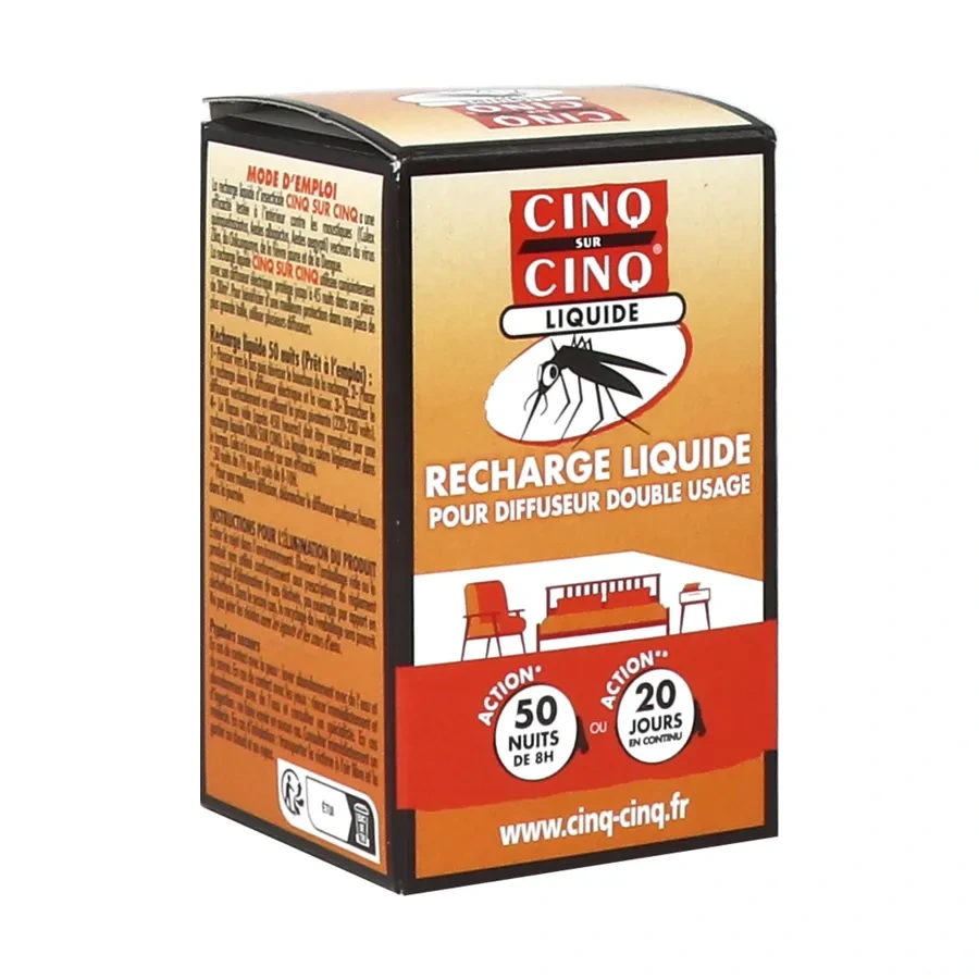 Cinq sur Cinq Recharge liquide pour diffuseur