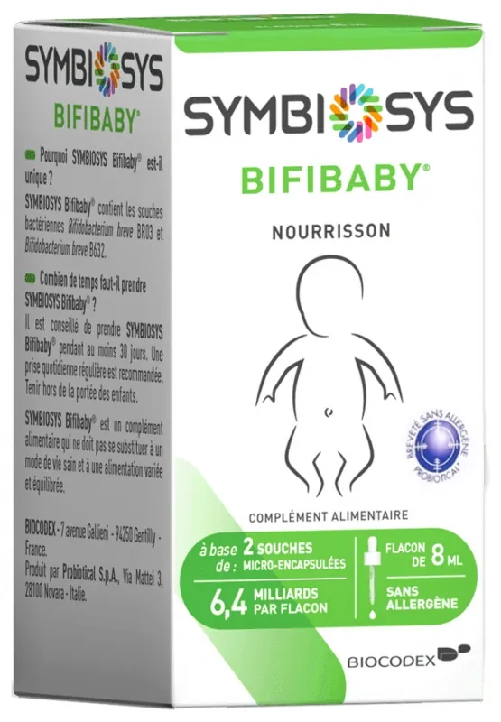 Symbiosys Bifibaby solution buvable en gouttes
