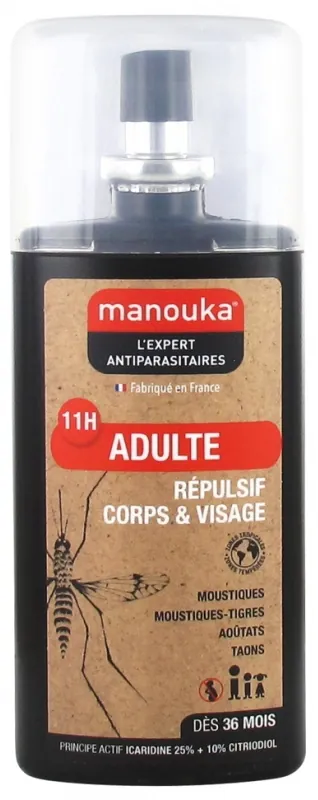 Manouka Adultes Répulsif Anti-moustiques