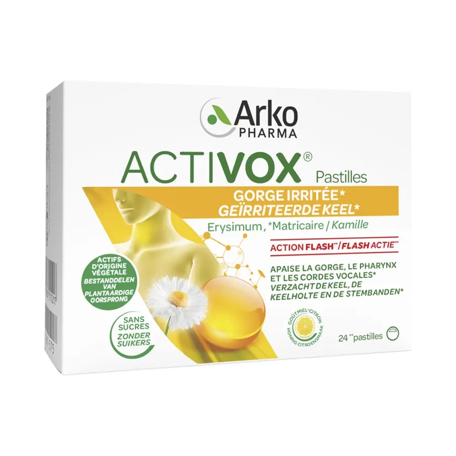 Activox Pastilles Miel Citron