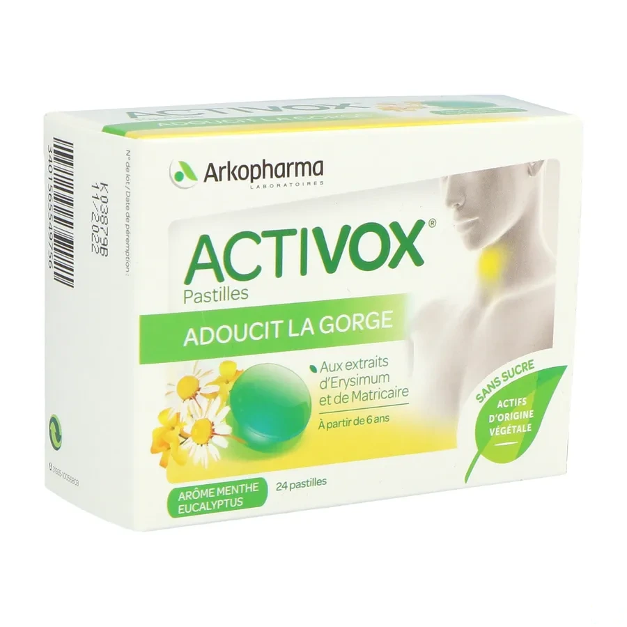 Activox Pastilles Menthe Eucalyptus