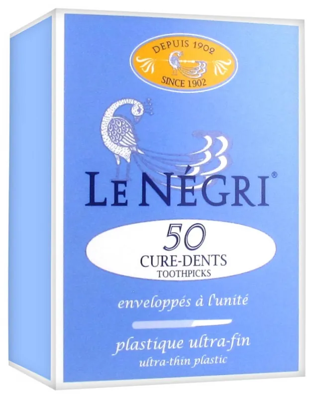 Le Négri Cure-Dents en Plastique Ultra-Fin