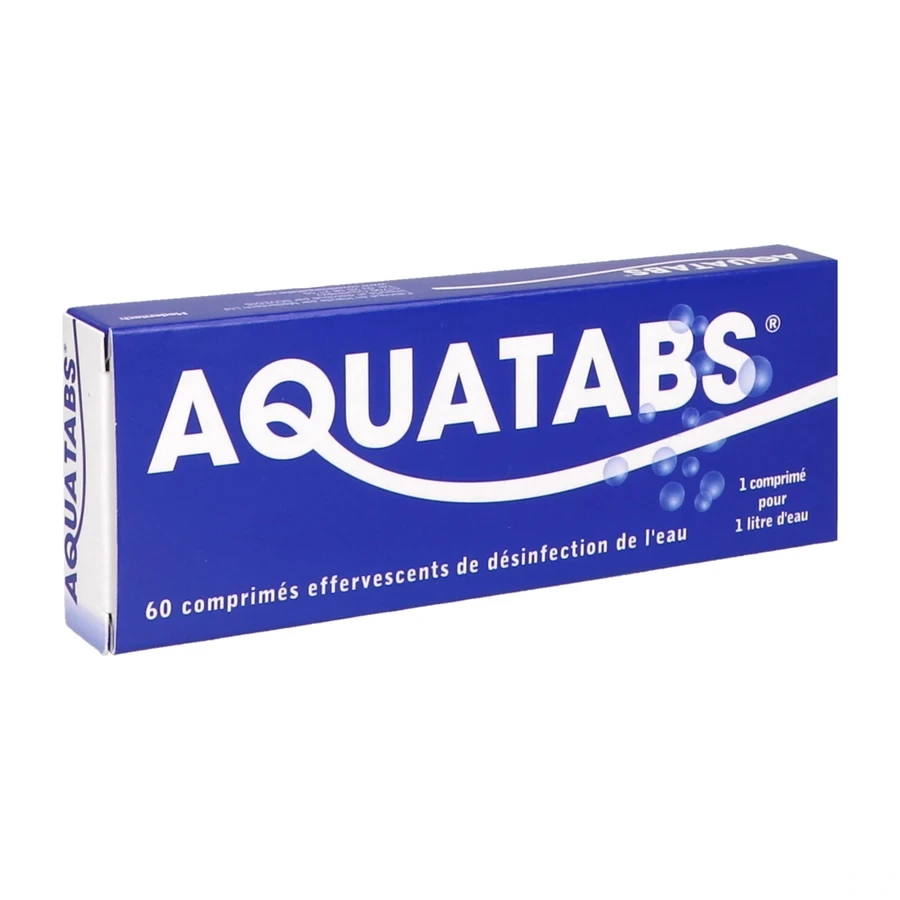Aquatabs Désinfection de l'eau comprimés effervescents