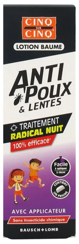 Cinq sur Cinq Lotion Baume Anti-poux et Lentes