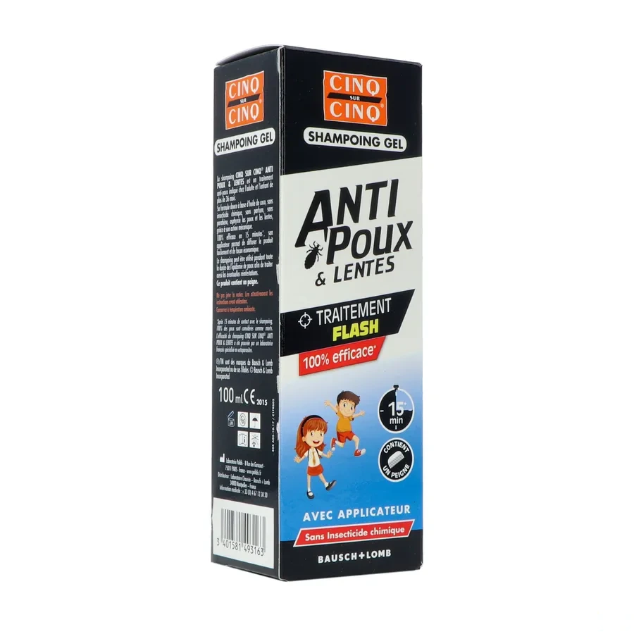 Cinq sur Cinq Shampooing Gel Anti Poux & Lentes