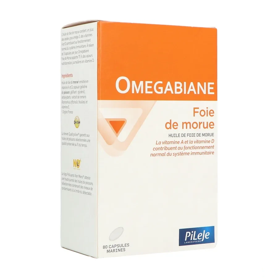 Pileje Omegabiane Foie de Morue