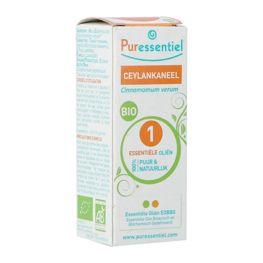 Puressentiel Huile Essentielle Cannelle de Ceylan bio