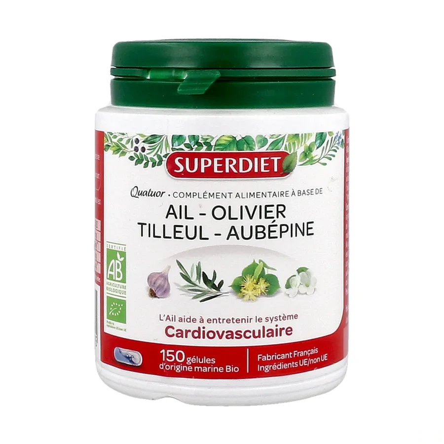 SuperDiet Quatuor Ail Cardiovasculaire