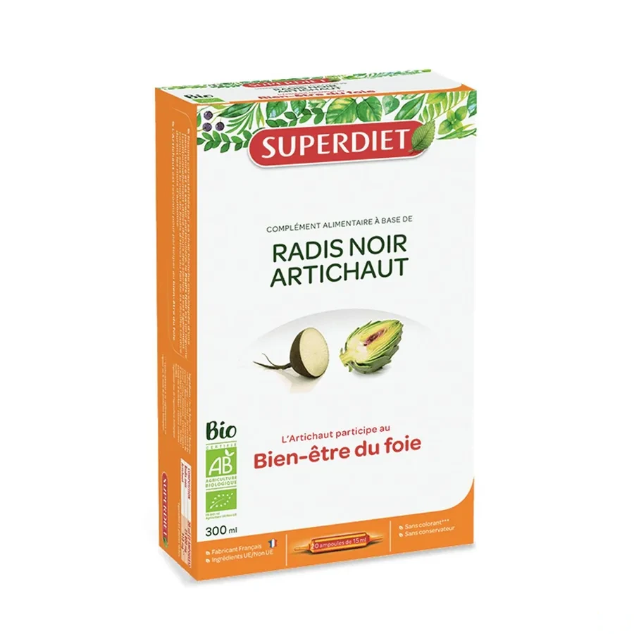 Super Diet Radis Noir Artichaut Bio