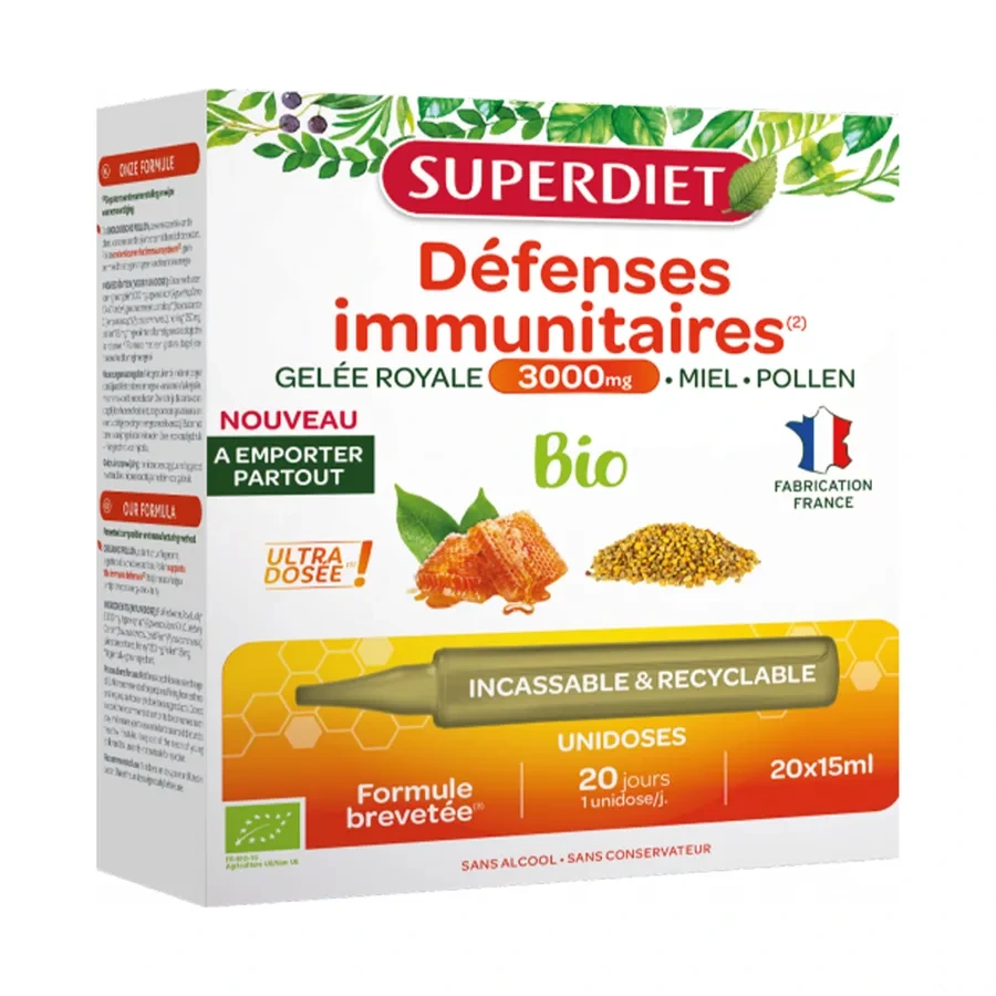 Superdiet Gelée Royale Bio 3000 mg