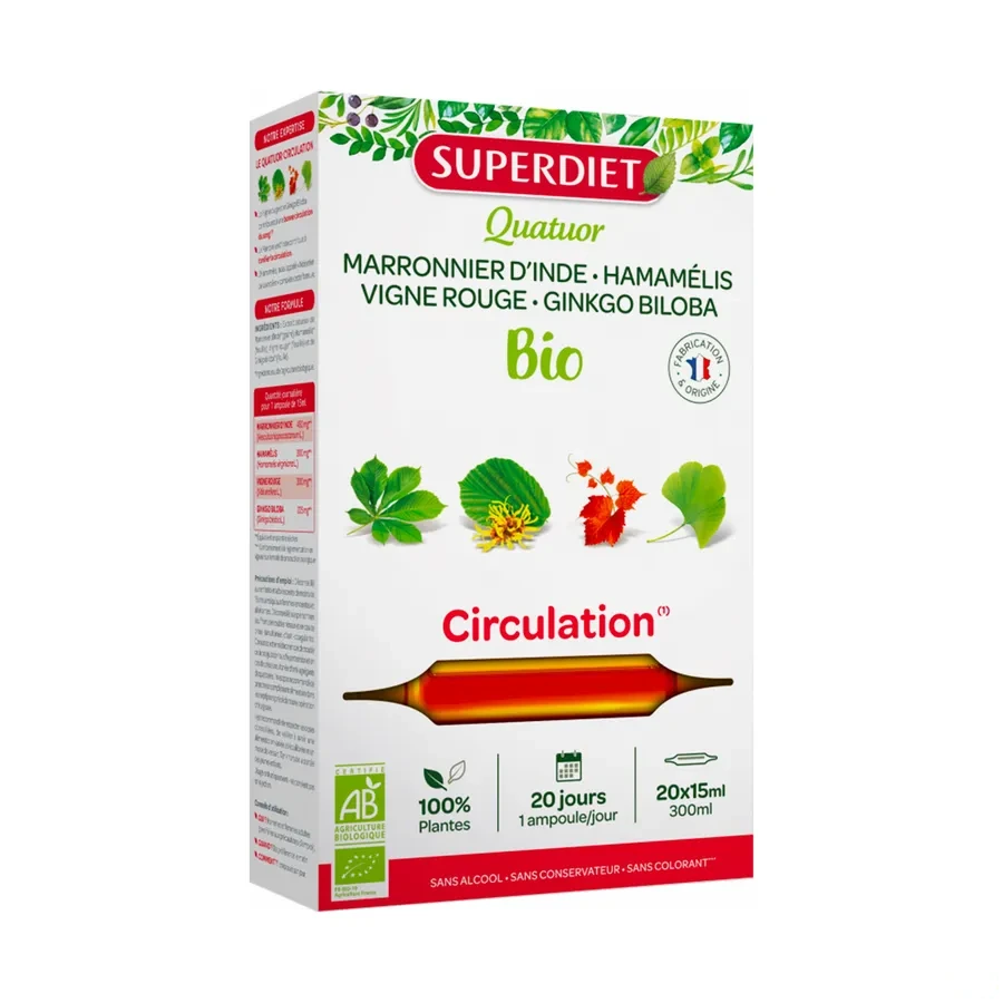 Super Diet Quatuor Circulation Bio