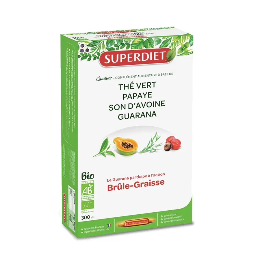 Super Diet Quatuor Brûle Graisse Bio