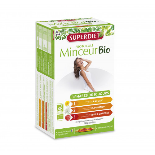 Super Diet Protocole Minceur Bio 30 ampoules