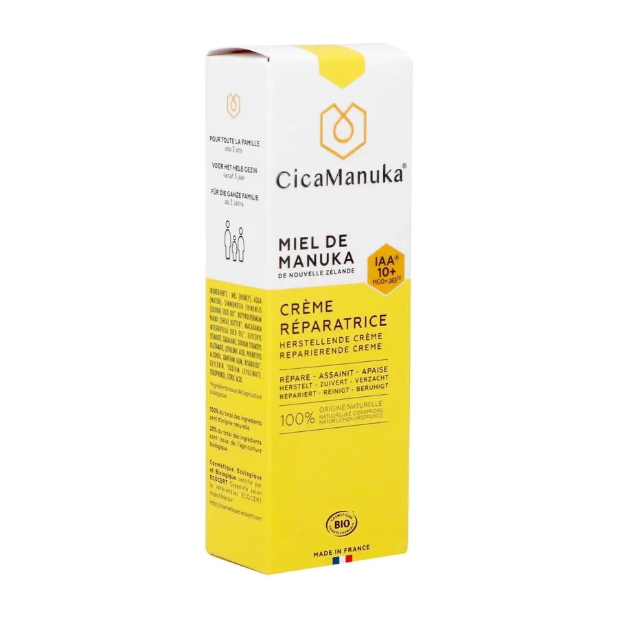 CicaManuka Crème Réparatrice Bio