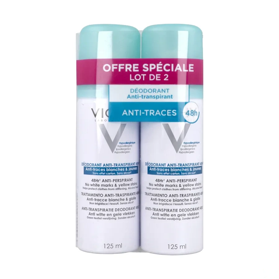 Vichy Traitement Anti-Transpirant 48h Anti-traces