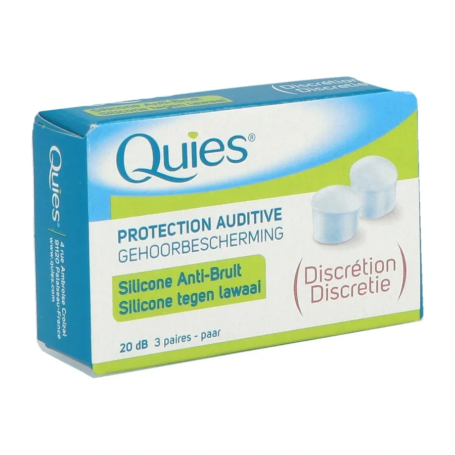 Quies Protection Auditive Silicone Anti-bruit Discrétion