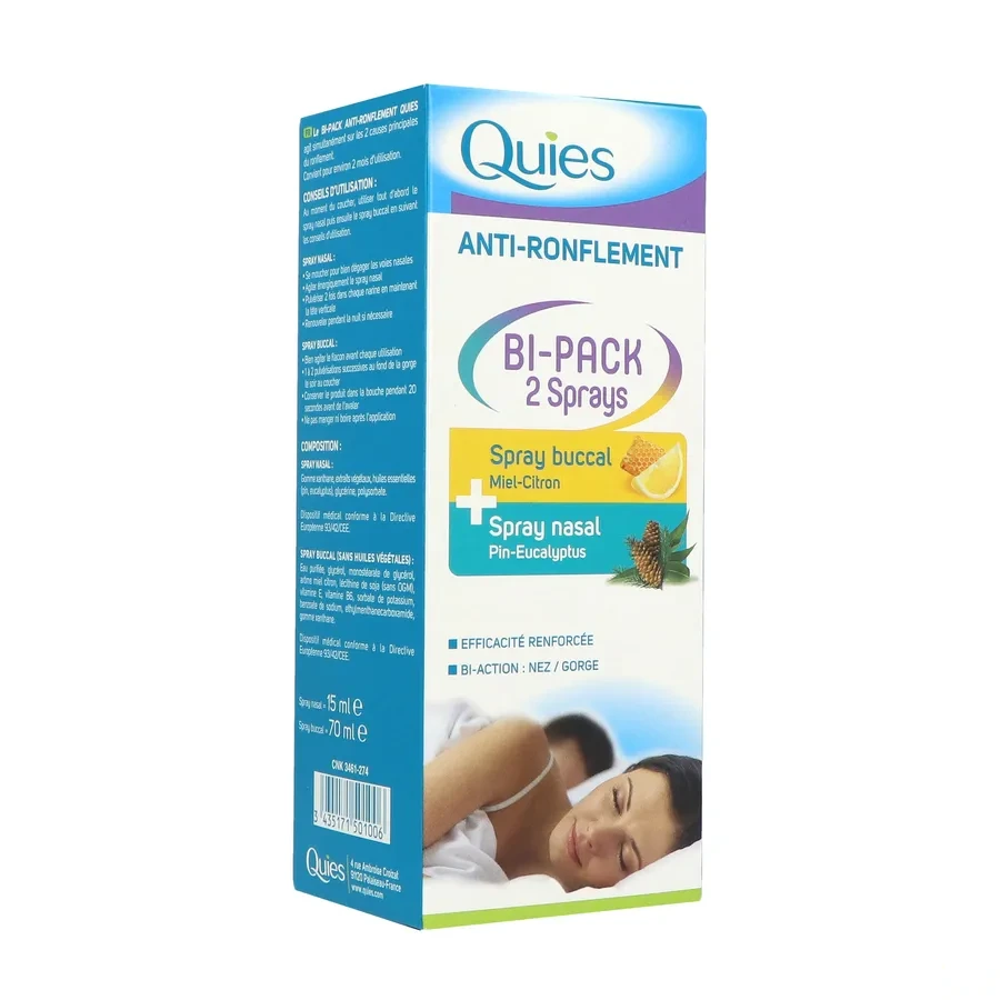 Quies Anti-ronflement Bi-Pack