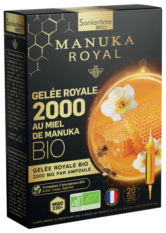 Santarome Gelée Royale 2000 au Miel de Manuka Bio