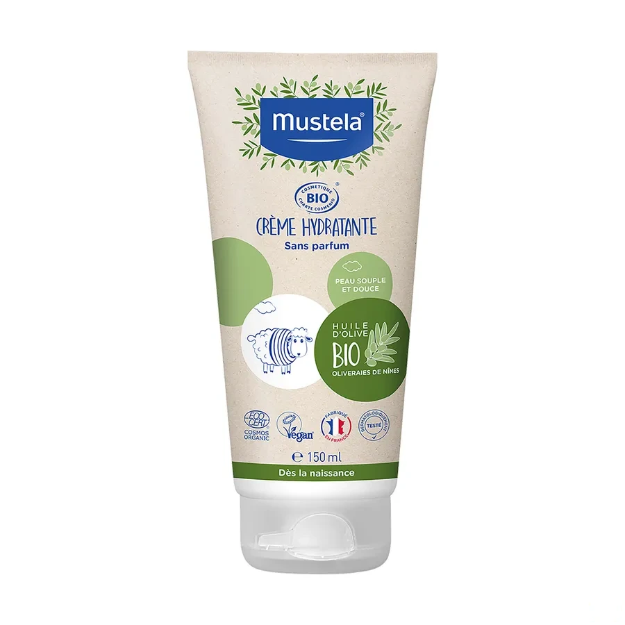 Mustela Crème Hydratante Bio Sans Parfum