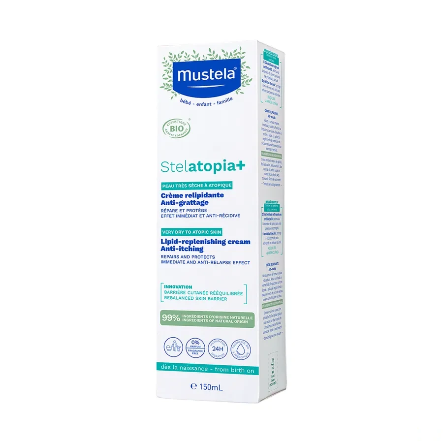 Mustela Stelatopia+ Crème Relipidante Anti-Grattage Bio