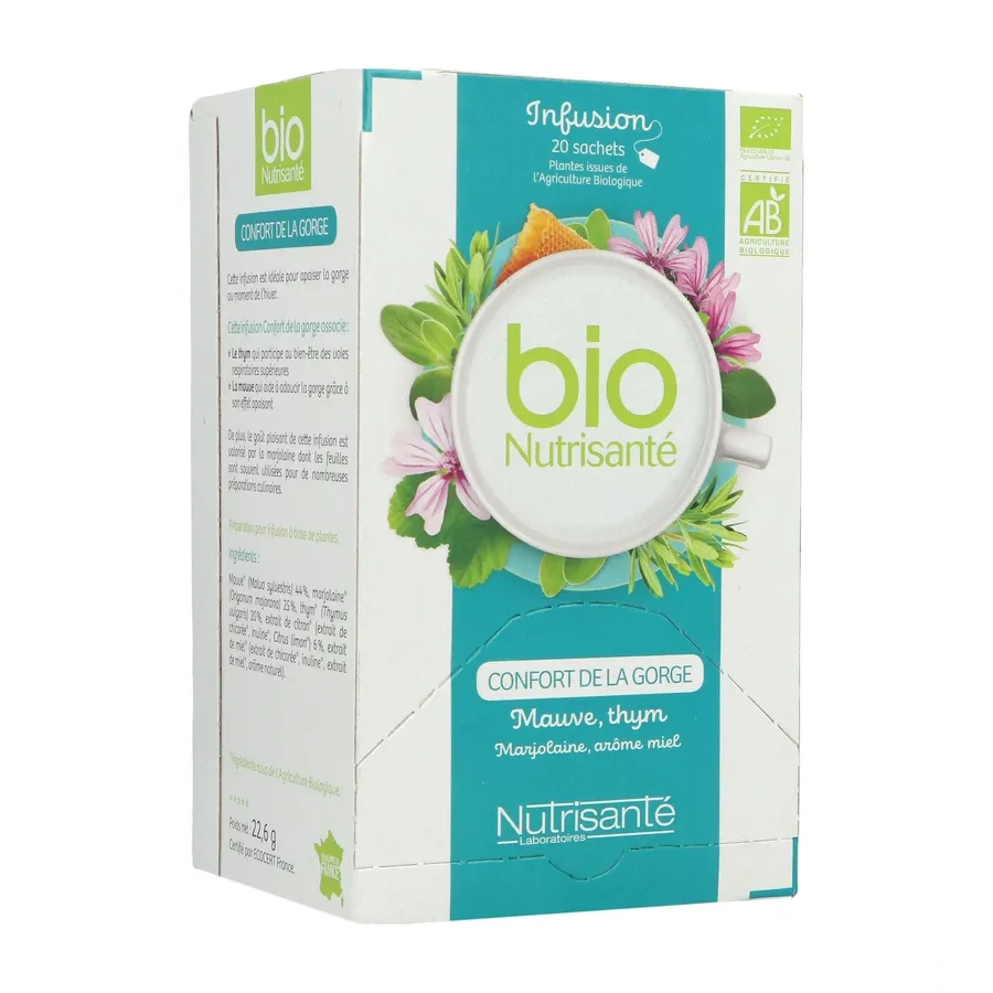 Nutrisanté Infusion Confort de la Gorge
